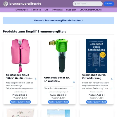 Screenshot brunnenvergifter.de