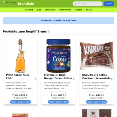 Screenshot brunsli.de