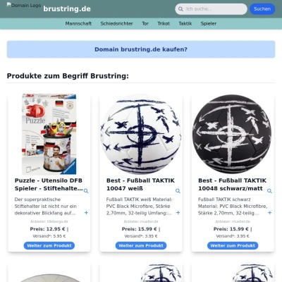 Screenshot brustring.de