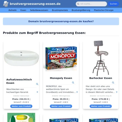 Screenshot brustvergroesserung-essen.de