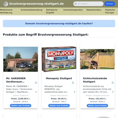 Screenshot brustvergroesserung-stuttgart.de