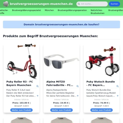 Screenshot brustvergroesserungen-muenchen.de