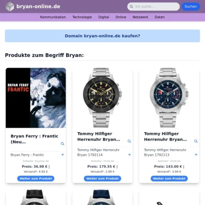 Screenshot bryan-online.de