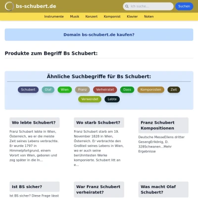 Screenshot bs-schubert.de