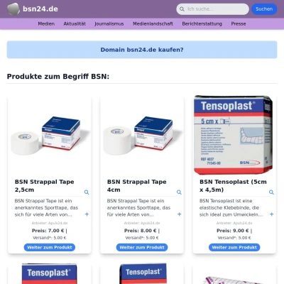 Screenshot bsn24.de