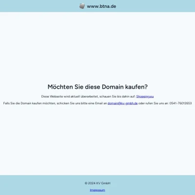 Screenshot btna.de