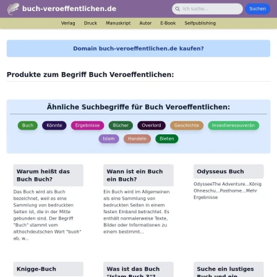 Screenshot buch-veroeffentlichen.de