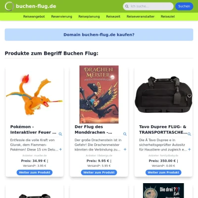 Screenshot buchen-flug.de