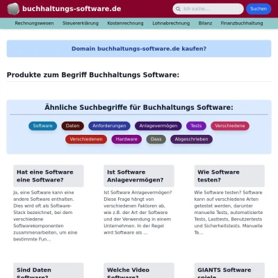 Screenshot buchhaltungs-software.de