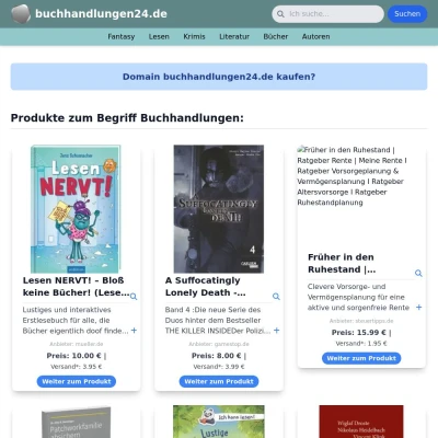 Screenshot buchhandlungen24.de