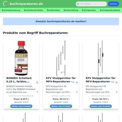 Screenshot buchreparaturen.de