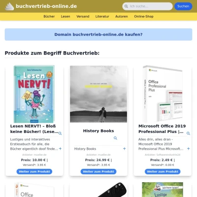 Screenshot buchvertrieb-online.de