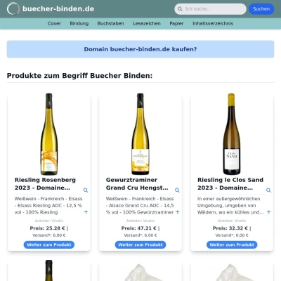 Screenshot buecher-binden.de