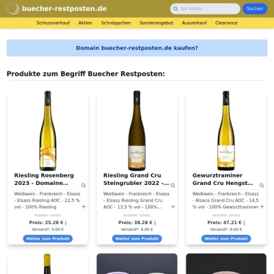 Screenshot buecher-restposten.de