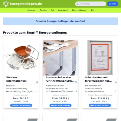 Screenshot buergeranliegen.de