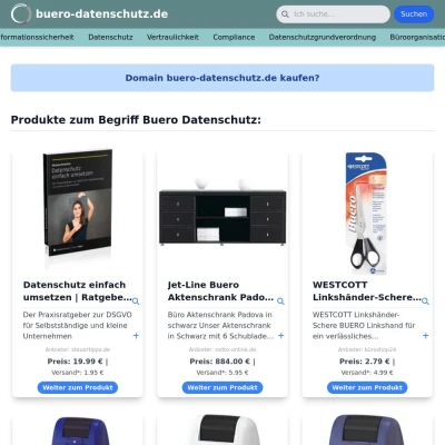 Screenshot buero-datenschutz.de