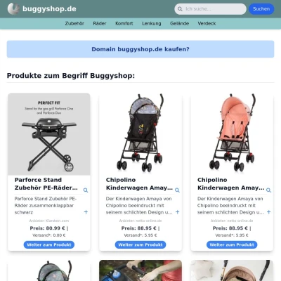 Screenshot buggyshop.de