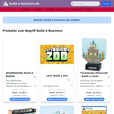 Screenshot build-a-business.de