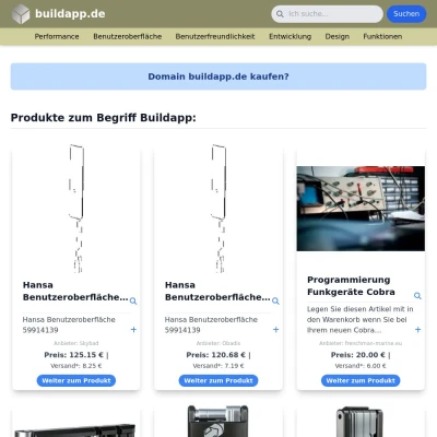 Screenshot buildapp.de