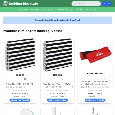 Screenshot building-blocks.de