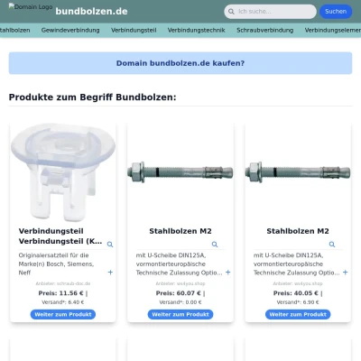 Screenshot bundbolzen.de