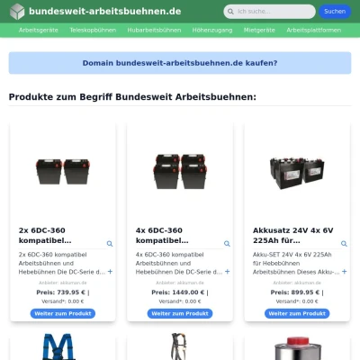 Screenshot bundesweit-arbeitsbuehnen.de