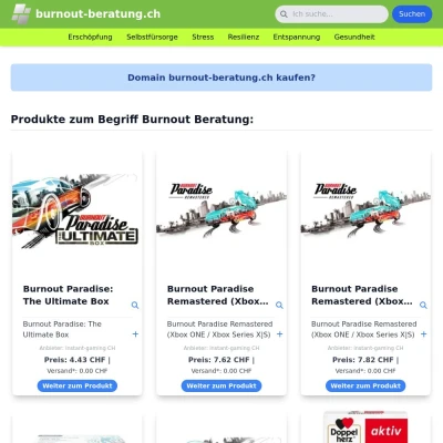 Screenshot burnout-beratung.ch
