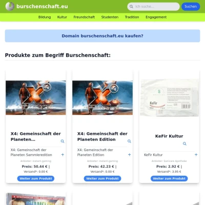 Screenshot burschenschaft.eu