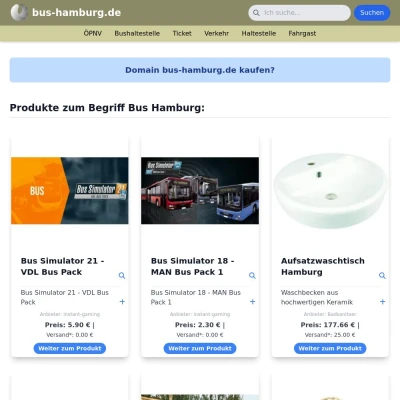 Screenshot bus-hamburg.de