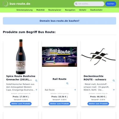 Screenshot bus-route.de