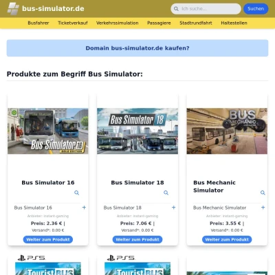 Screenshot bus-simulator.de