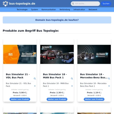 Screenshot bus-topologie.de
