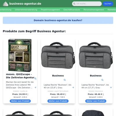 Screenshot business-agentur.de