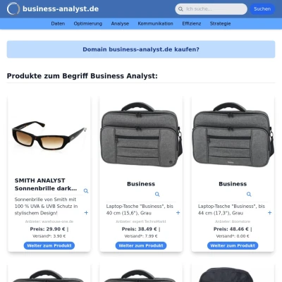 Screenshot business-analyst.de