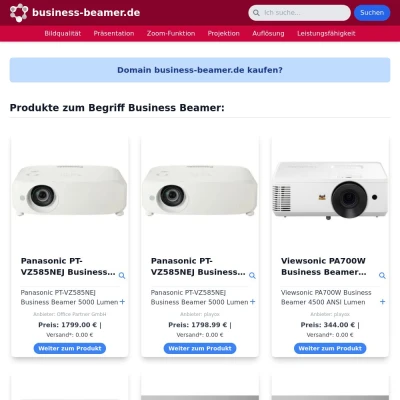 Screenshot business-beamer.de