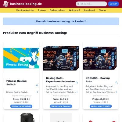 Screenshot business-boxing.de