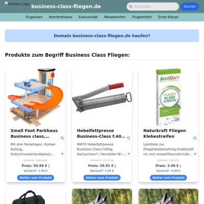 Screenshot business-class-fliegen.de