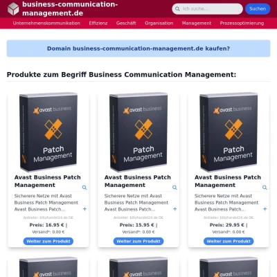 Screenshot business-communication-management.de