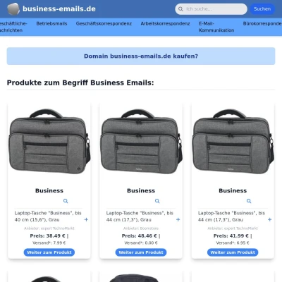 Screenshot business-emails.de