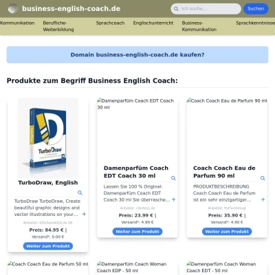 Screenshot business-english-coach.de