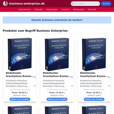 Screenshot business-enterprise.de