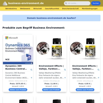 Screenshot business-environment.de