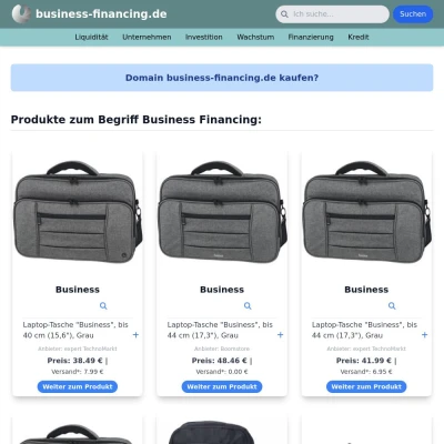 Screenshot business-financing.de