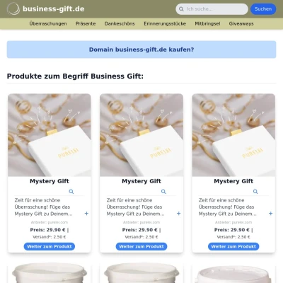 Screenshot business-gift.de