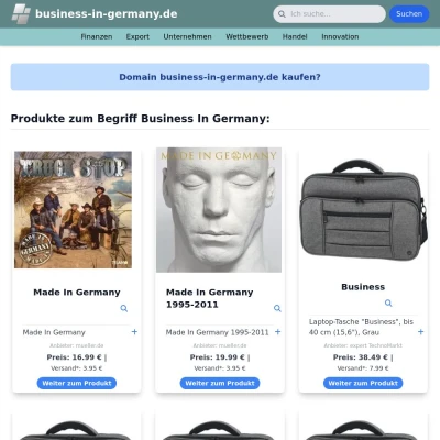 Screenshot business-in-germany.de