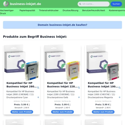 Screenshot business-inkjet.de