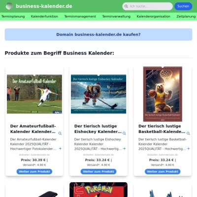 Screenshot business-kalender.de