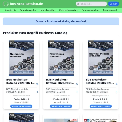 Screenshot business-katalog.de