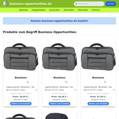 Screenshot business-opportunities.de