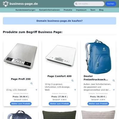 Screenshot business-page.de